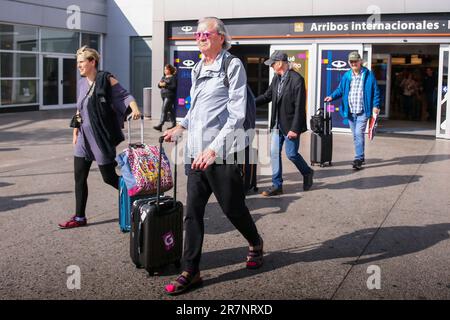 Viola profondo arrivo a Buenos Aires Foto Stock