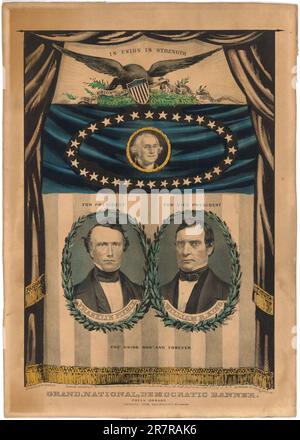 Franklin Pierce e William R. Re 1852 Foto Stock