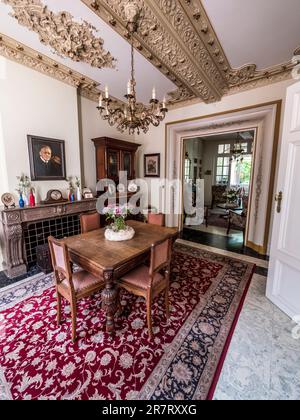 Questo è l'interno della casa e del museo di Talbot House, nella città belga di Poperinge, conosciuta durante la prima guerra mondiale come Pop. Foto Stock