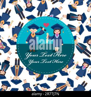 biglietto per studenti cartoon Illustrazione Vettoriale