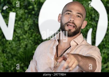 Monte Carlo, Monaco. 17th giugno, 2023. Moise Santamaria partecipa alla fotocall di un si Grand Soleil durante il 62nd° Festival televisivo di Monte Carlo il 17 giugno 2023 a Monte-Carlo, Monaco. Photo by David Niviere/ABACAPRESS.COM Credit: Abaca Press/Alamy Live News Foto Stock