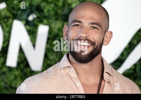 Monte Carlo, Monaco. 17th giugno, 2023. Moise Santamaria partecipa alla fotocall di un si Grand Soleil durante il 62nd° Festival televisivo di Monte Carlo il 17 giugno 2023 a Monte-Carlo, Monaco. Photo by David Niviere/ABACAPRESS.COM Credit: Abaca Press/Alamy Live News Foto Stock