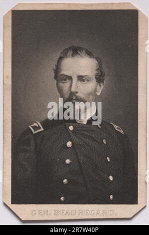 Pierre Gustave Toutant Beauregard 1862 Foto Stock