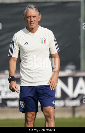 Enschede, Paesi Bassi. 17th giugno, 2023. ru durante la sessione di formazione per la squadra Italia, partita di calcio UEFA Nations League a Enschede, Paesi Bassi, Giugno 17 2023 Credit: Independent Photo Agency/Alamy Live News Foto Stock