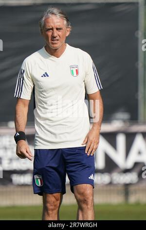 Enschede, Paesi Bassi. 17th giugno, 2023. Enschede, Enschede, Paesi Bassi, 17 giugno 2023, ru durante la sessione di allenamento per la squadra Italia - calcio UEFA Nations League Match Credit: Live Media Publishing Group/Alamy Live News Foto Stock