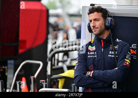 RICCIARDO Daniel (aus), Red Bull Racing Reserve driver, ritratto durante il Gran Premio di Formula 1 Pirelli du Canada, 8th° appuntamento del Campionato del mondo di Formula uno 2023 dal 16 al 18 giugno 2023 sul circuito di Gilles Villeneuve, a Montreal, Canada Foto Stock