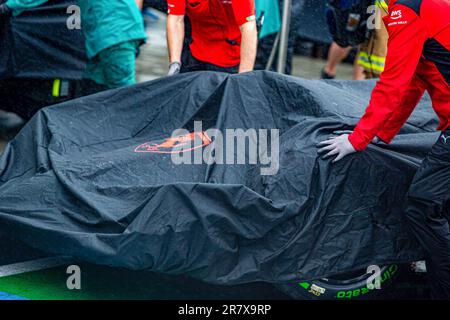 La Scuderia Ferrari ha coperto la sessione di qualificazione di sabato 17th giugno - FORMULA 1 PIRELLI GRAND PRIX DU CANADA 2023 - dal 15th al 18th giugno 2023 a C. Foto Stock