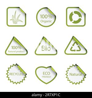 Adesivi Eco Illustrazione Vettoriale