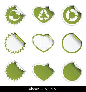Adesivi Eco Illustrazione Vettoriale