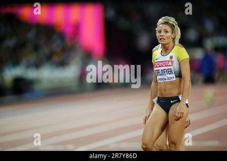 Ruth Sophia Spelmeyer partecipa ai 400 metri del World Athletics Championships London 2017. Foto Stock