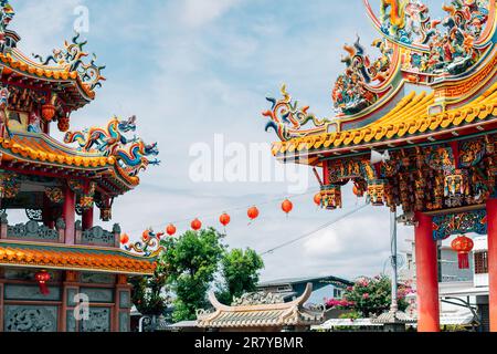 Taitung, Taiwan - 15 marzo 2023: Tempio di Taitung Tianhou Foto Stock