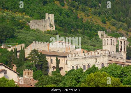 Gubbio, Palazzo del console, palazzo dei consoli, Umbria, Italia Foto Stock