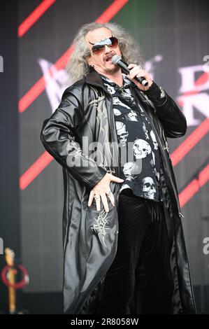 Dr e The Medics si esibiscono al Lets Rock Leeds 80s Festival , Leeds UK , 17.06.2023 Foto Stock