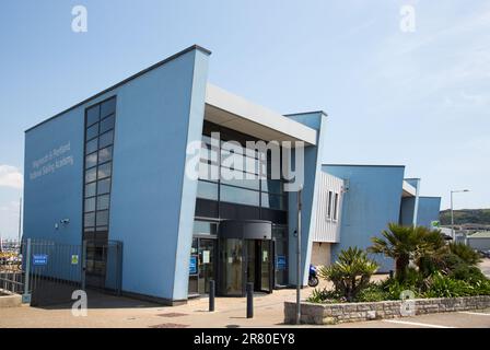 Weymouth e Portland National Sailing Academy Foto Stock