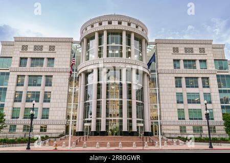 Salt Lake City, Utah - 23 maggio 2023: Esterno del tribunale Scott M. Matheson nel centro di Salt Lake City Foto Stock