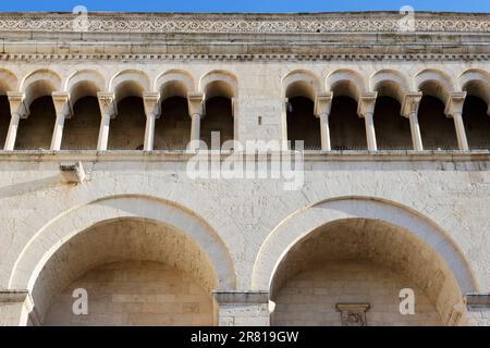 Dettagli della Basilica Cattedrale metropolitana, Bari, Italia Foto Stock