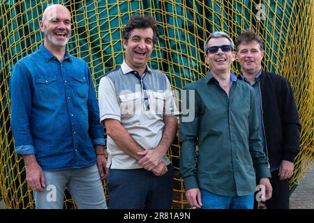 Ultan Conlon e band, Knightstown Valentia Island, Kerry Foto Stock