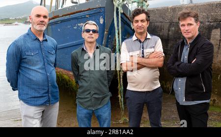 Ultan Conlon e band, Knightstown Valentia Island, Kerry Foto Stock