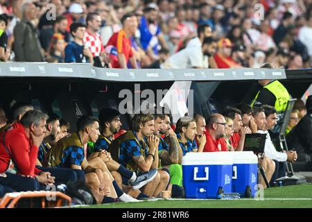 Rotterdam, Nizozemska. 18th giugno, 2023. 18.06.2023., stadion Feyenoord 'De Kuip', Rotterdam, Nizozemska - UEFA Liga nacija, finale, Hrvatska - Spanjolska. Credit: Pixsell/Alamy Live News Foto Stock