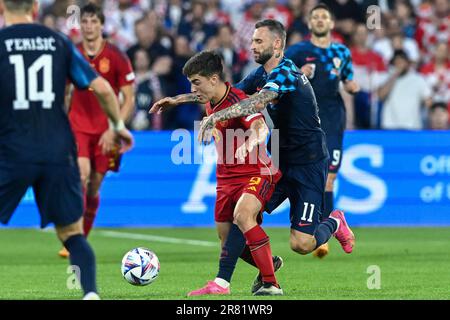 Rotterdam, Nizozemska. 18th giugno, 2023. 18.06.2023., stadion Feyenoord 'De Kuip', Rotterdam, Nizozemska - UEFA Liga nacija, finale, Hrvatska - Spanjolska. Credit: Pixsell/Alamy Live News Foto Stock