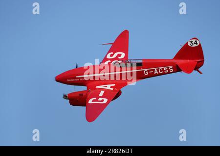 De Havilland Comet si esibisce allo Shuttleworth Around the World Air Show nel giugno 2023 Foto Stock