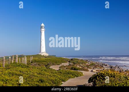 Faro di Slangkop a Kommetjie vicino Città del Capo, Sudafrica Foto Stock