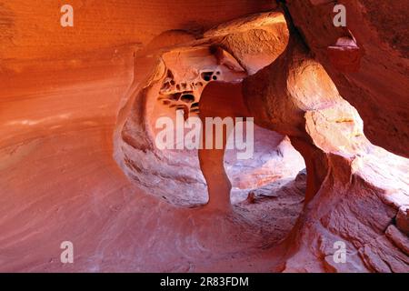 Windstone, Valley of Fire state Park, vicino a Las Vegas, Nevada, USA Foto Stock