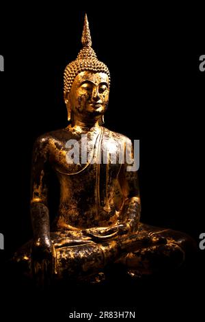 Torino, Italia - circa Agosto 2021: Particolare della seduta Bodhisattva in meditazione, 2nd° secolo d.C. Foto Stock