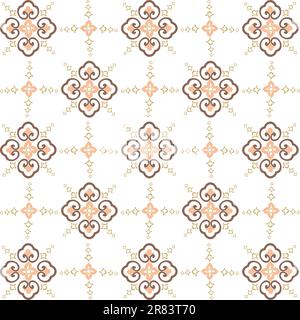 Sfondo vettoriale senza cuciture, motivo floreale senza cuciture, eccellente sfondo floreale senza cuciture Illustrazione Vettoriale