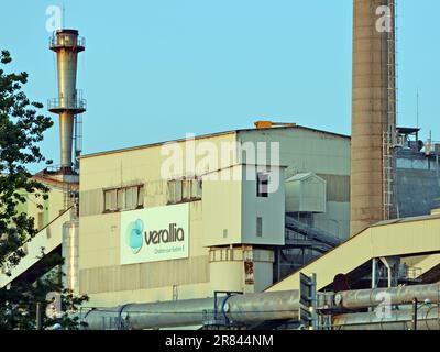 Fabbrica Verallia, Chalons sur Saone, Francia Foto Stock