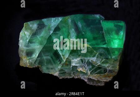 Minerale di cristallo fluorite Foto Stock