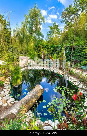 'L'Alliance des Courants' / 'il giardino resiliente' mostra ornamentale al Domaine de Chaumont-sur-Loire, Loir-et-Cher (41), Francia. Foto Stock