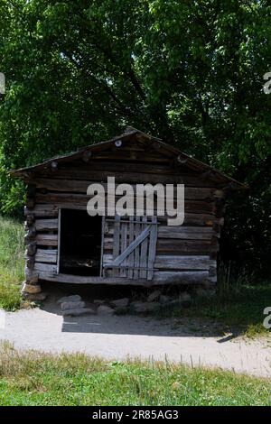 Il Dan Lawson Farmstead, Cades Cove. Foto Stock