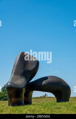 Pecora pezzo, Henry Moore, Perry Green Foto Stock
