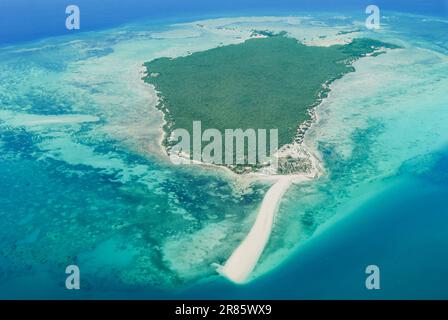 L'arcipelago di Quirimbas si trova nell'Oceano Indiano, appena al largo della costa settentrionale del Mozambico. Foto Stock