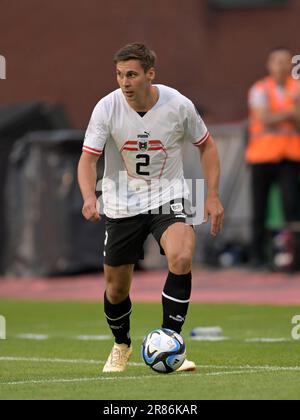 BRUXELLES - Maximilian Wober d'Austria durante la partita di qualificazione UEFA EURO 2024 tra Belgio e Austria allo Stadio King Baudouin il 17 giugno 2023 a Bruxelles, Belgio. AP | altezza olandese | GERRIT DI COLONIA Foto Stock