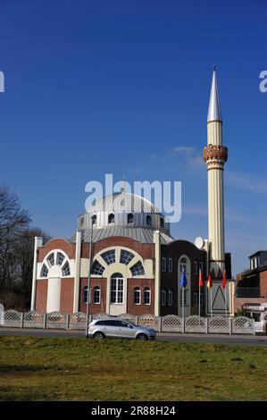Moschea di Fatih, Essen-Katernberg, Ruhr, Renania settentrionale-Vestfalia, Germania Foto Stock