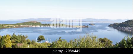 Oban Bay da Pulpit Hill Foto Stock