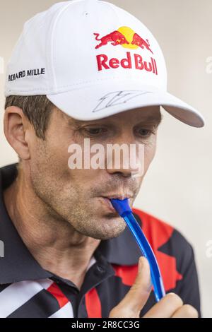 Naivasha, Nakuru County, Kenya 20/06/2023, OGIER Sebastien (fra), TOYOTA GR Yaris Rally1 Hybrid, ritratto durante il Safari Rally Kenya 2023, 7th° round del WRC World Rally Car Championship 2023, dal 22 al 25 giugno 2023 a Naivasha, Nakuru County, Kenya Foto Stock