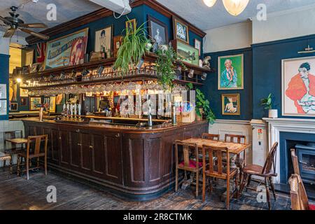 The Prince of Wales pub, Cleaver Square, Kennington, Londra, Regno Unito Foto Stock