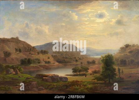 Valley Pasture 1857 di Robert S. Duncanson, nata Seneca County, NY 1821/22-morto Detroit, MI 1872 Foto Stock