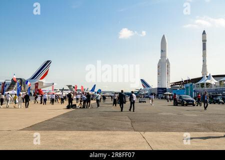 Le Bourget, Francia. 20th giugno, 2023. 54th° Salone Internazionale dell'aria di Parigi, presso l'aeroporto di le Bourget, vicino a Parigi, Francia, 20 giugno 2023. Foto Jana Chiamami J/ABACAPRESS.COM Credit: Abaca Press/Alamy Live News Foto Stock