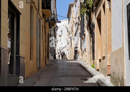 Città Vecchia, Javea, Provincia di Valencia, Spagna, Xabia Foto Stock