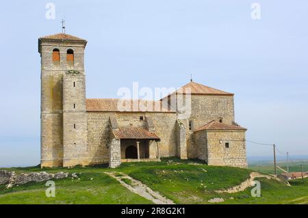 Chiesa di San Esteban, Fuentesecas, Zamora, Castiglia-Leon, Spagna Foto Stock