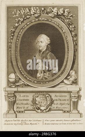 Louis Auguste, Dauphin de France n.d. di Unidentified (francese) Foto Stock