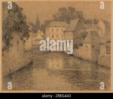 Paesaggio n.d. di Henri le Sidaner, francese, nato Port Louis, Mauritius 1862-morto Verseilles, Francia 1939 Foto Stock