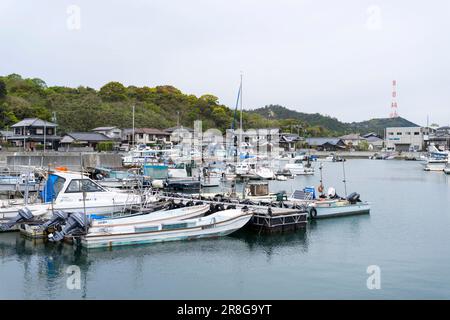 Porto di Honmura a Naoshima/Giappone Foto Stock