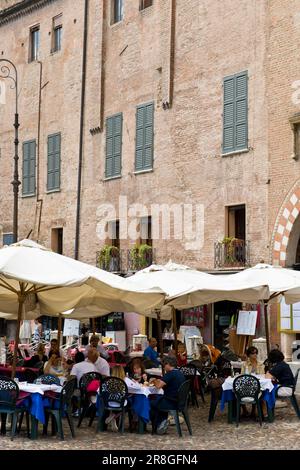 Piazza Sordello, Mantova, Italia Foto Stock