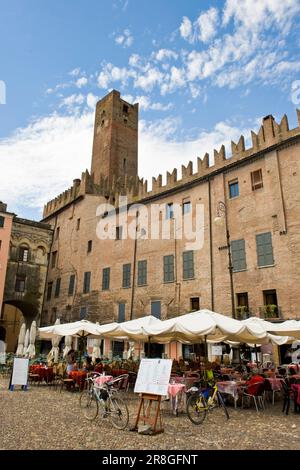 Piazza Sordello, Mantova, Italia Foto Stock