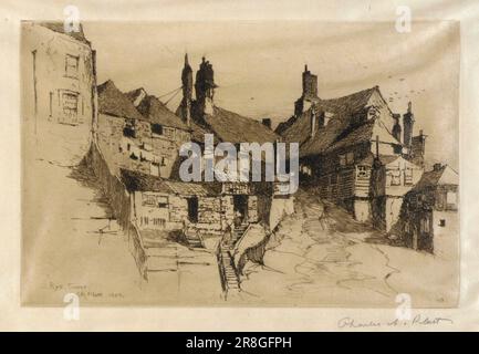 Rye, Sussex, Inghilterra 1884 di Charles A. Platt, nato New York City 1861-morto Cornish, NH 1933 Foto Stock